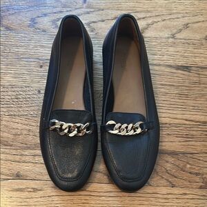 Dune London Black Loader- size 38 (fits like size 7)